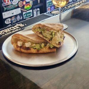 Chicken Caesar Pizza Pita